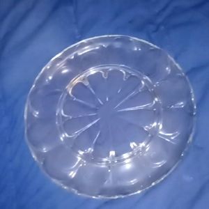 Crystal serve tray